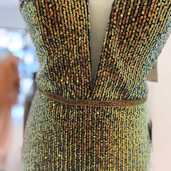 GLOW Dress Gunmetal Size 6 New With Tags - Picture 7 of 10